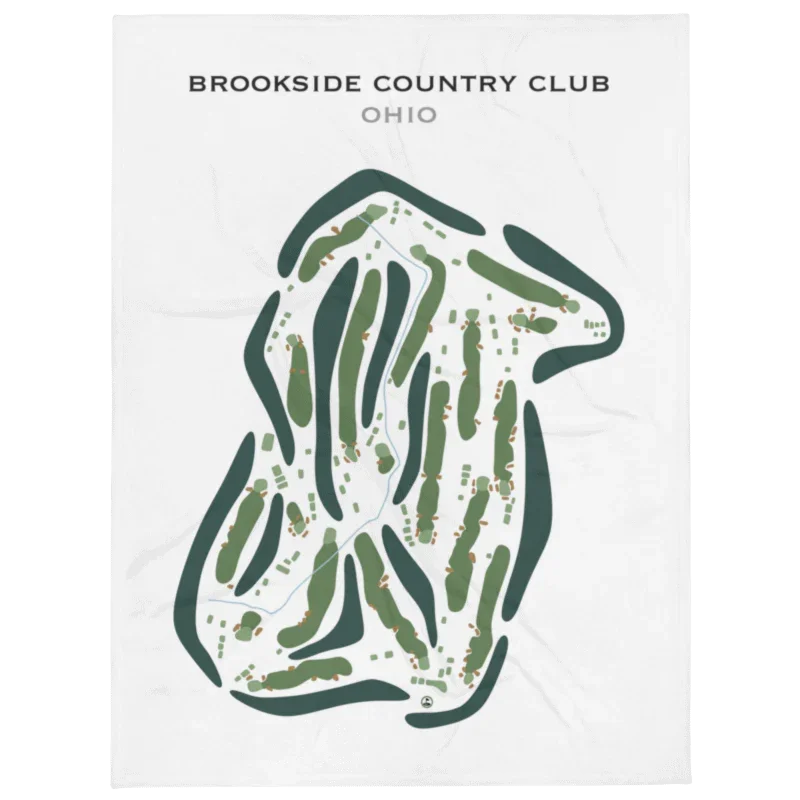 Brookside Country Club, Ohio - Printed Golf Courses