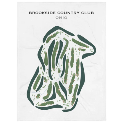 Brookside Country Club, Ohio - Printed Golf Courses