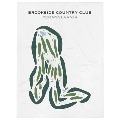 Brookside Country Club, Pottstown, Pennsylvania - Printed Golf Courses