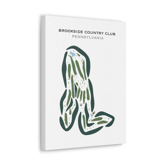 Brookside Country Club, Pottstown, Pennsylvania - Printed Golf Courses