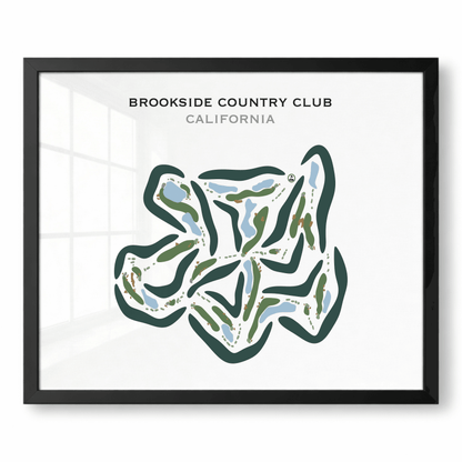 Brookside Country Club, California - Printed Golf Course