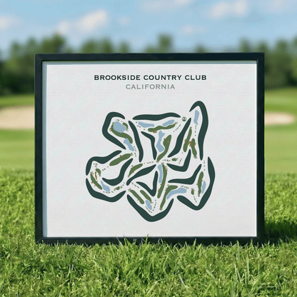 Brookside Country Club, California - Printed Golf Course