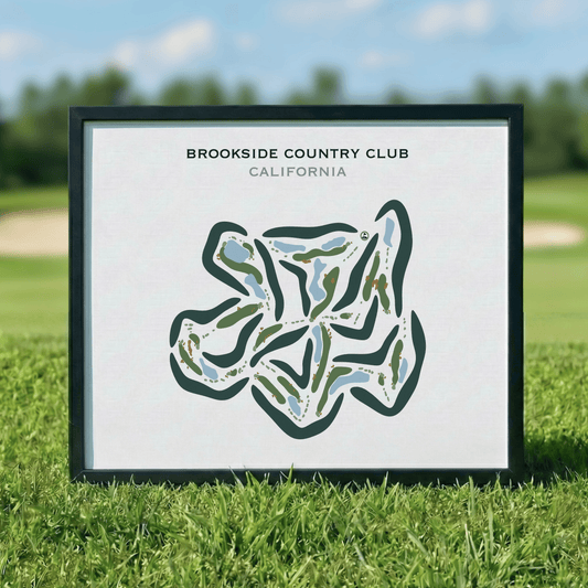Brookside Country Club, California - Printed Golf Course