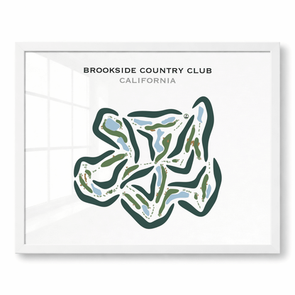 Brookside Country Club, California - Printed Golf Course