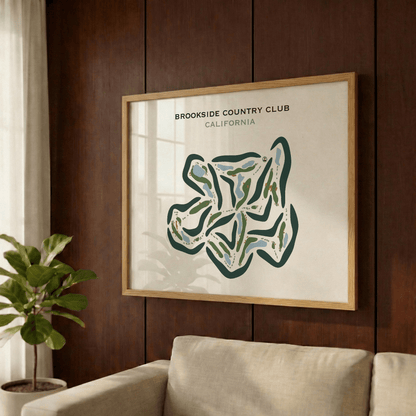 Brookside Country Club, California - Printed Golf Course