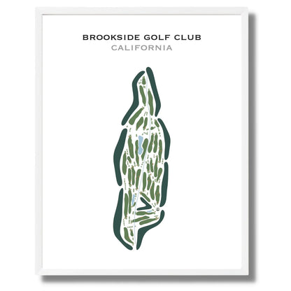 Brookside Golf Club, California - Printed Golf Courses