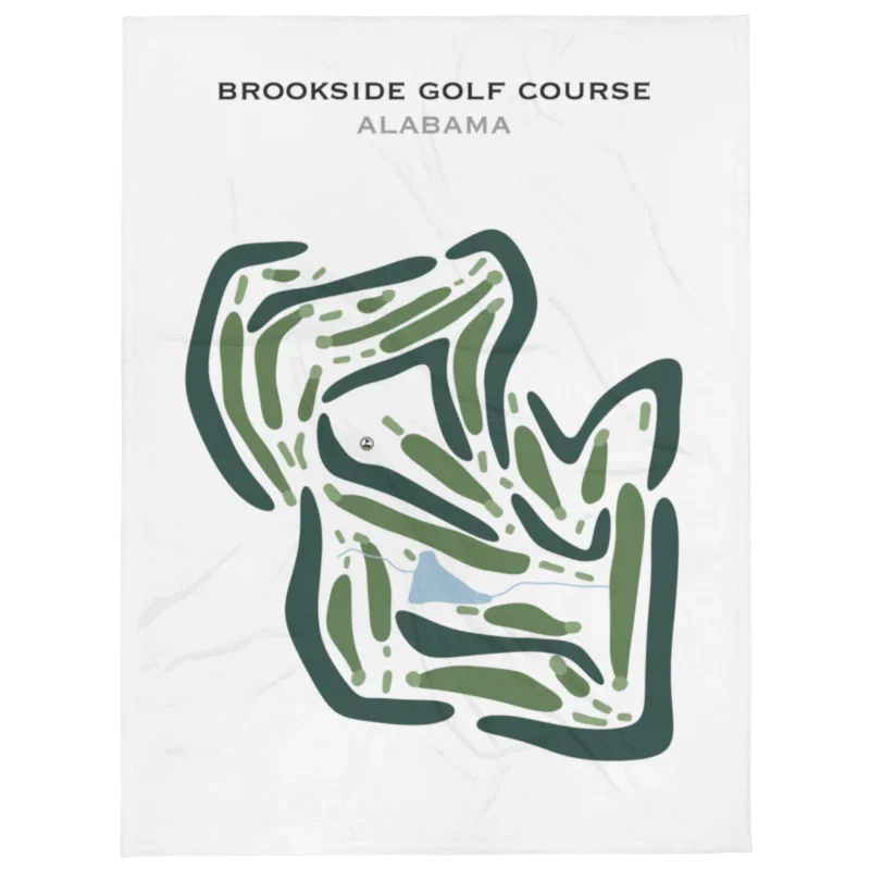 Brookside Golf Course, Alabama - Printed Golf Course