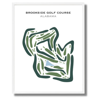 Brookside Golf Course, Alabama - Printed Golf Course