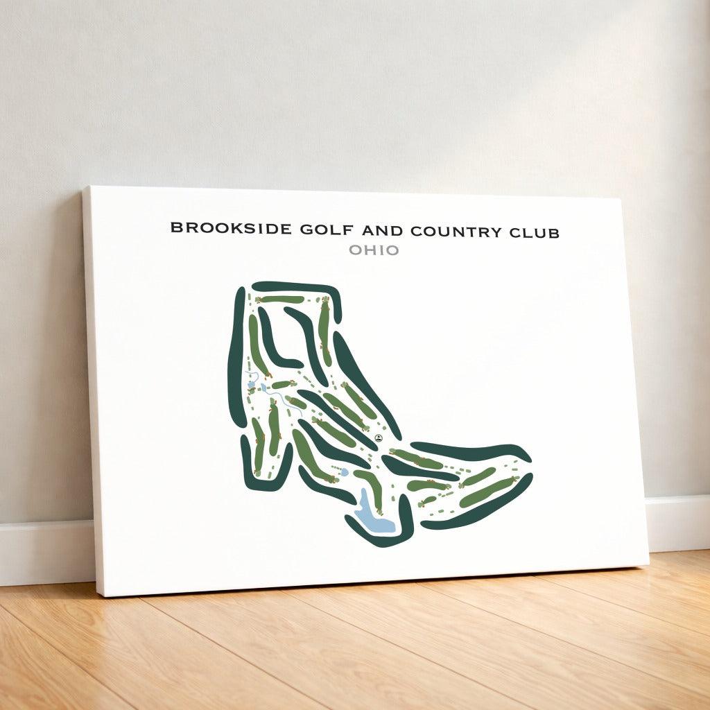 Brookside Golf & Country Club, Ohio - Printed Golf Courses