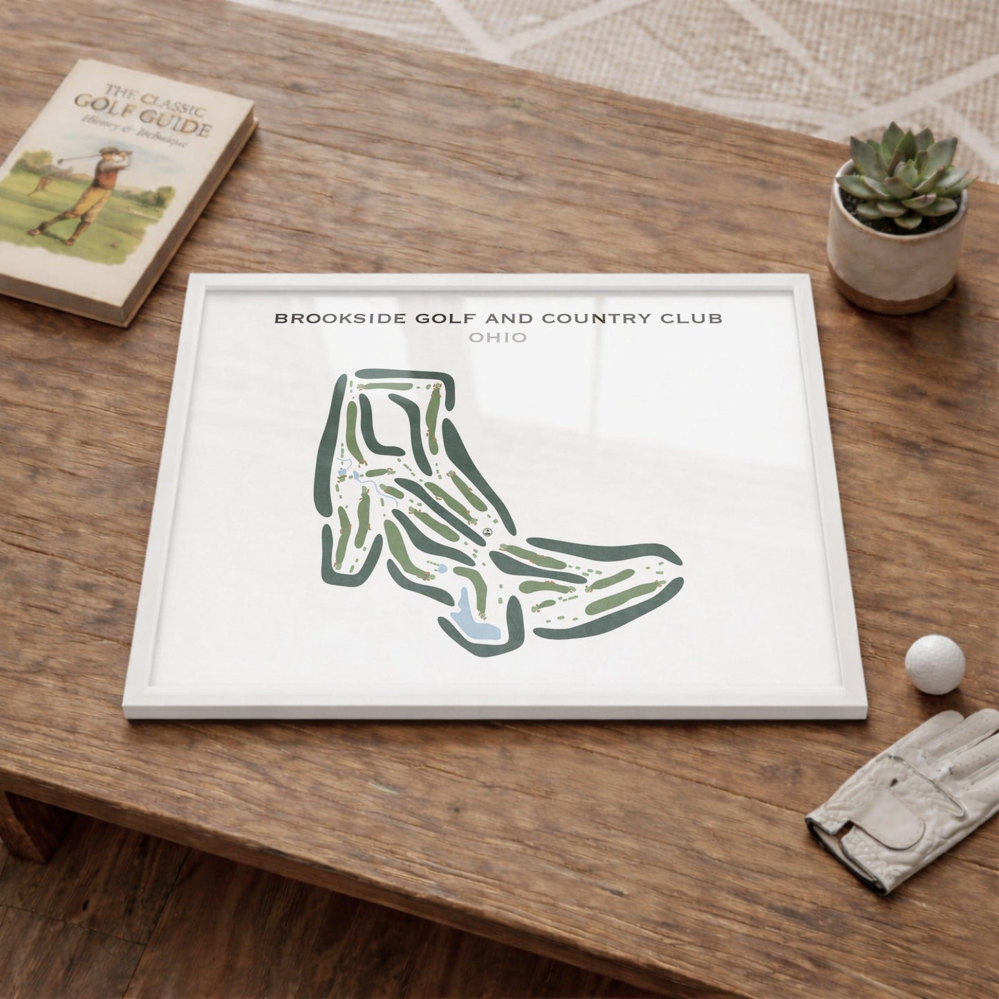 Brookside Golf & Country Club, Ohio - Printed Golf Courses