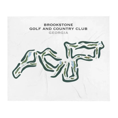 Brookstone Golf & Country Club, Georgia - Printed Golf Course