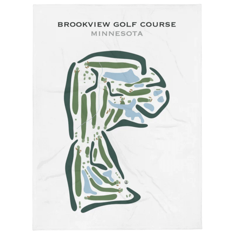 Brookview Golf Course, Minnesota - Printed Golf Courses