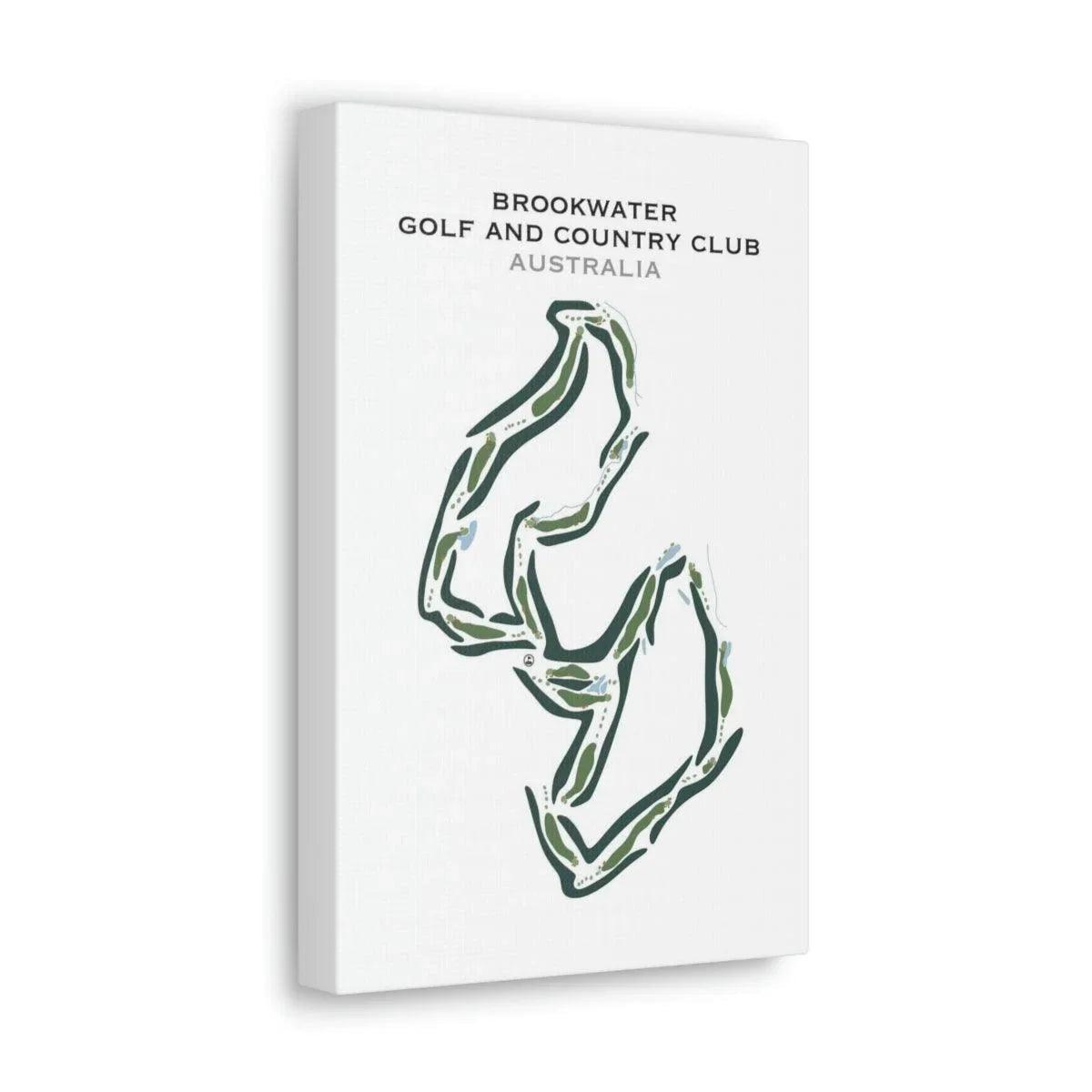 Brookwater Golf & Country Club, Australia - Printed Golf Courses