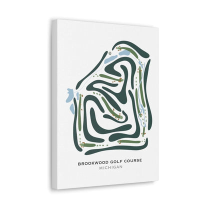 Brookwood Golf Course, Michigan - Printed Golf Courses