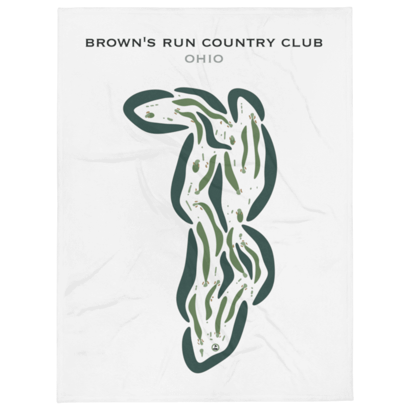 Brown's Run Country Club, Ohio - Printed Golf Courses