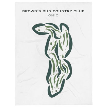 Brown's Run Country Club, Ohio - Printed Golf Courses