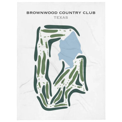 Brownwood Country Club, Texas - Printed Golf Course