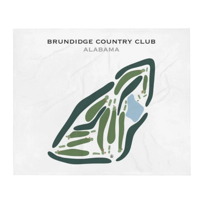 Brundidge Country Club, Alabama - Printed Golf Course
