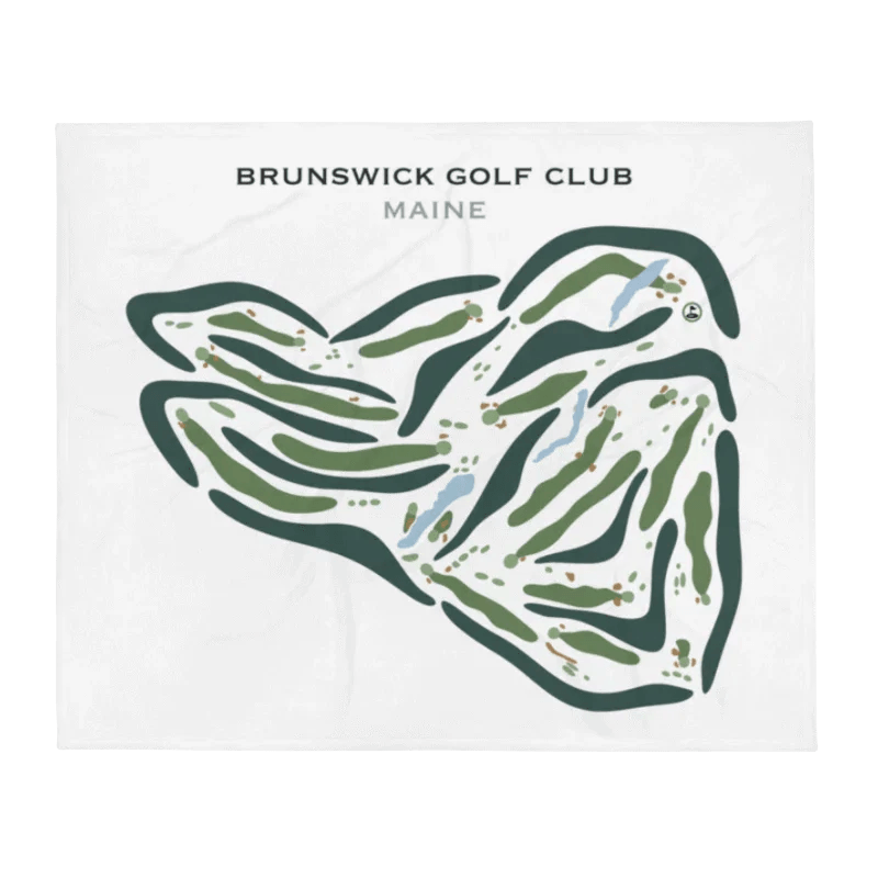 Brunswick Golf Club, Maine - Printed Golf Courses