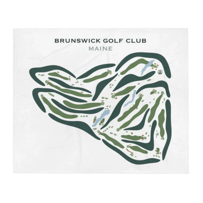 Brunswick Golf Club, Maine - Printed Golf Courses