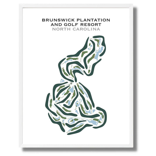 Brunswick Plantation & Golf Resort, North Carolina - Printed Golf Courses