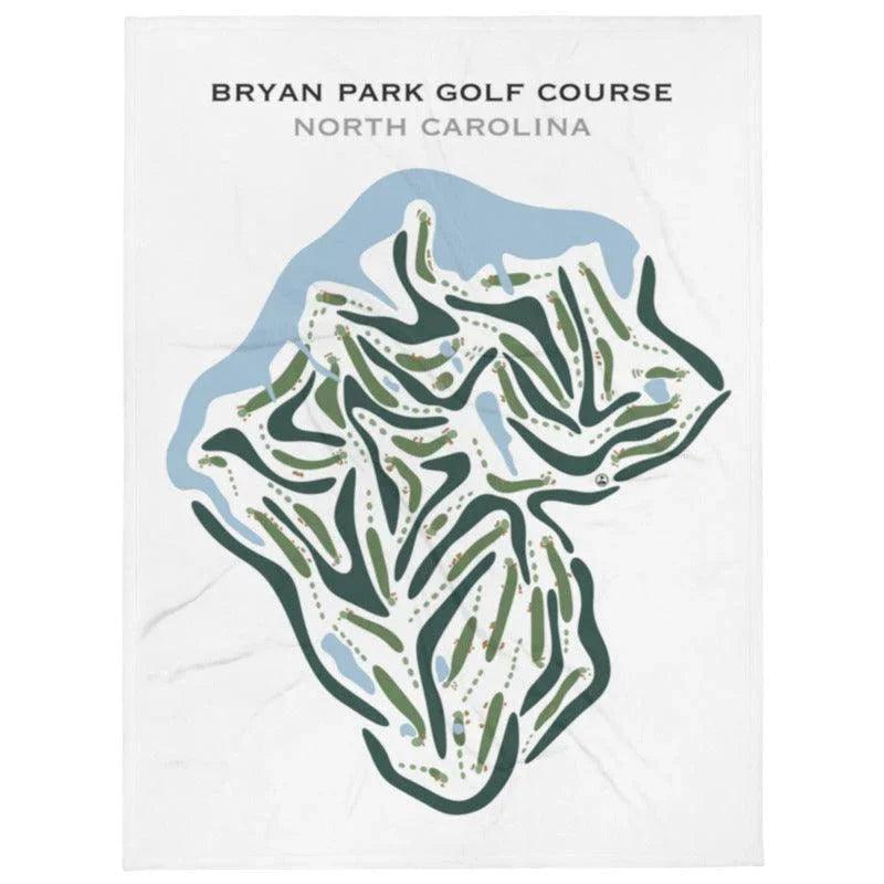 Bryan Park Golf Course, North Carolina - Printed Golf Courses
