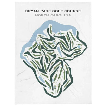 Bryan Park Golf Course, North Carolina - Printed Golf Courses