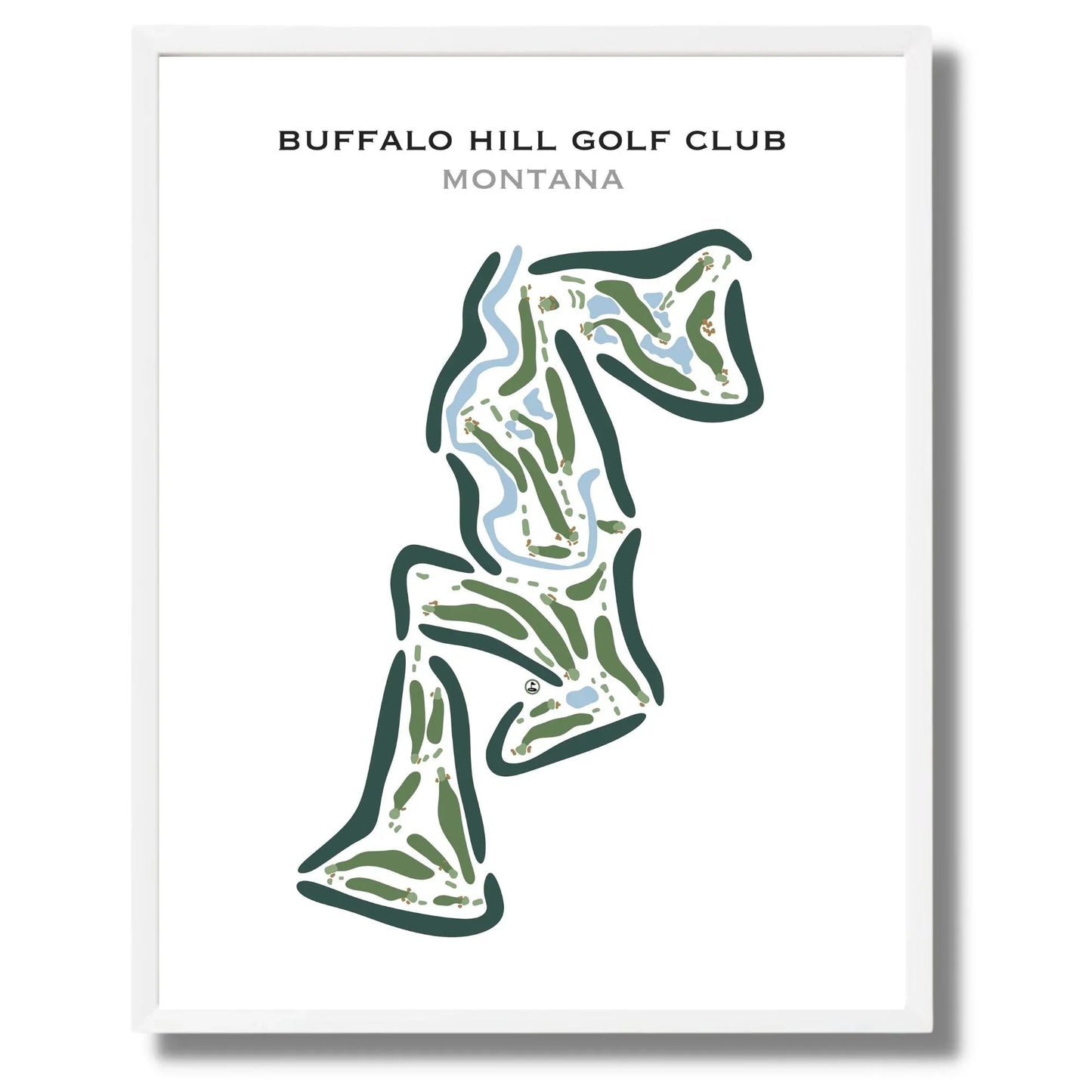 Buffalo Hill Golf Club, Montana - Printed Golf Courses