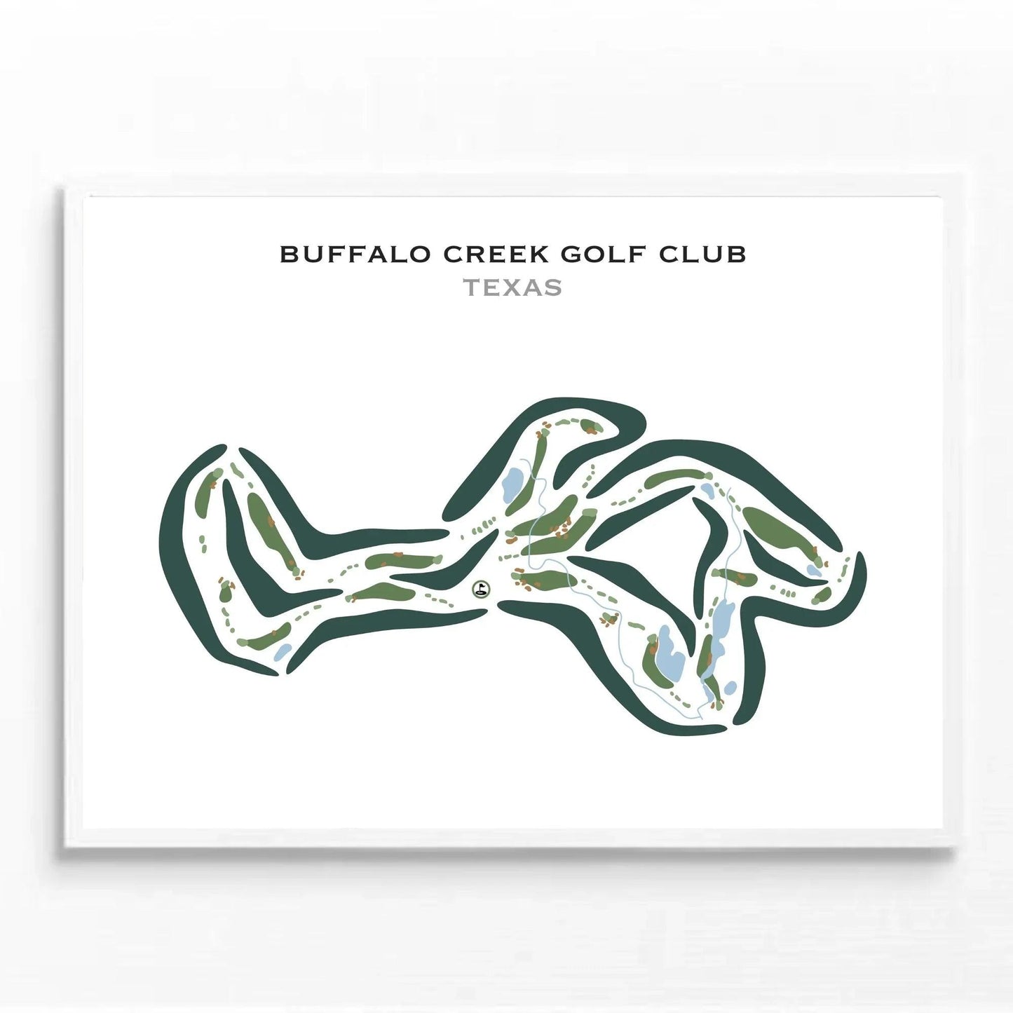 Buffalo Creek Golf Club, Texas - Printed Golf Courses