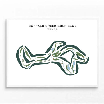 Buffalo Creek Golf Club, Texas - Printed Golf Courses