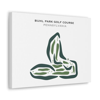 Buhl Park Golf Course, Pennsylvania - Printed Golf Courses