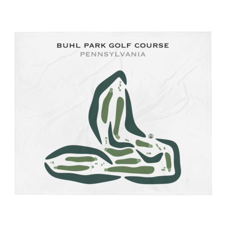 Buhl Park Golf Course, Pennsylvania - Printed Golf Courses