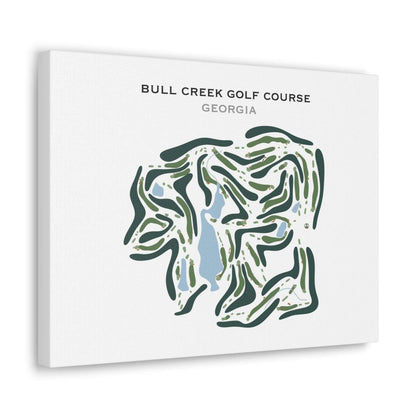 Bull Creek Golf Course, Georgia - Printed Golf Course