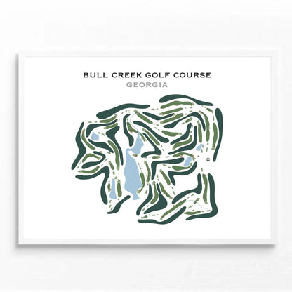 Bull Creek Golf Course, Georgia - Printed Golf Course