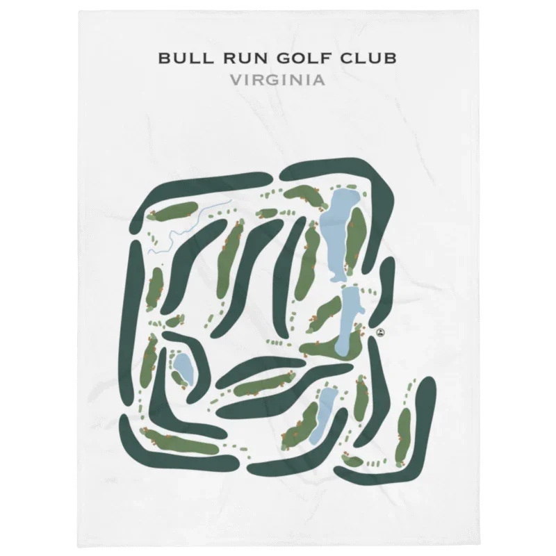 Bull Run Golf Club, Virginia - Printed Golf Courses