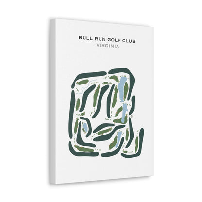Bull Run Golf Club, Virginia - Printed Golf Courses