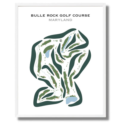 Bulle Rock Golf Course, Maryland - Printed Golf Courses