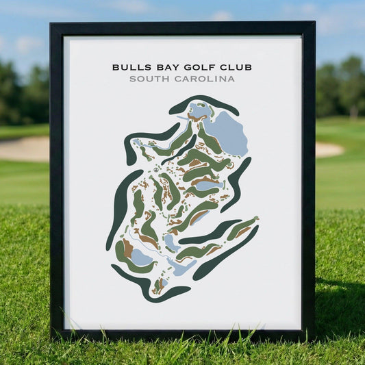 Bulls Bay Golf Club, South Carolina - Printed Golf Course