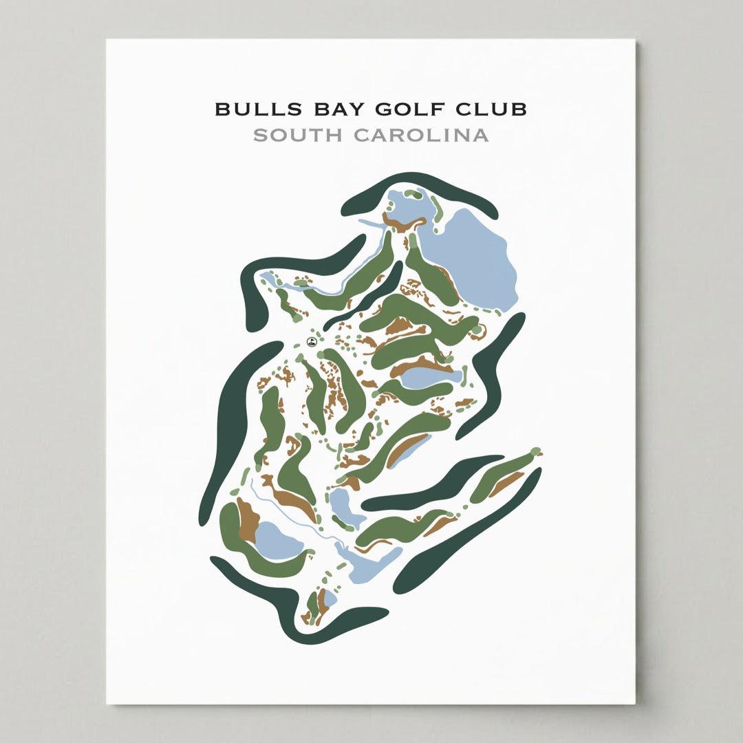 Bulls Bay Golf Club, South Carolina - Printed Golf Course