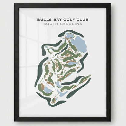 Bulls Bay Golf Club, South Carolina - Printed Golf Course