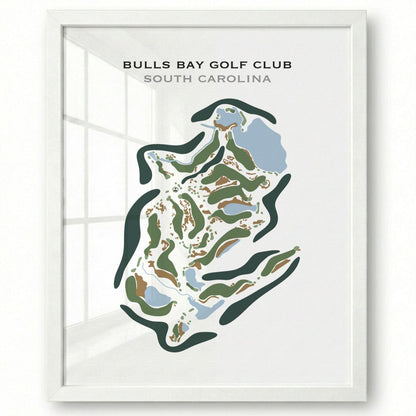 Bulls Bay Golf Club, South Carolina - Printed Golf Course