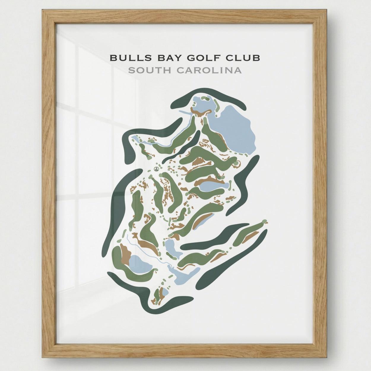 Bulls Bay Golf Club, South Carolina - Printed Golf Course
