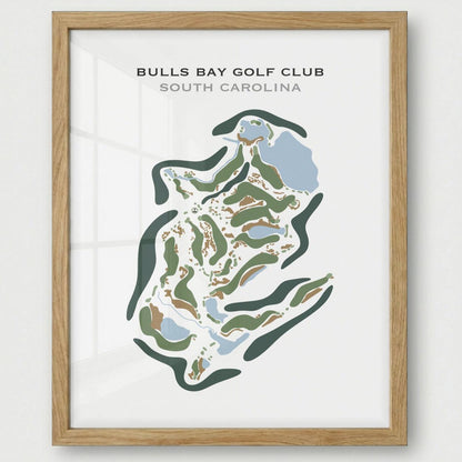 Bulls Bay Golf Club, South Carolina - Printed Golf Course