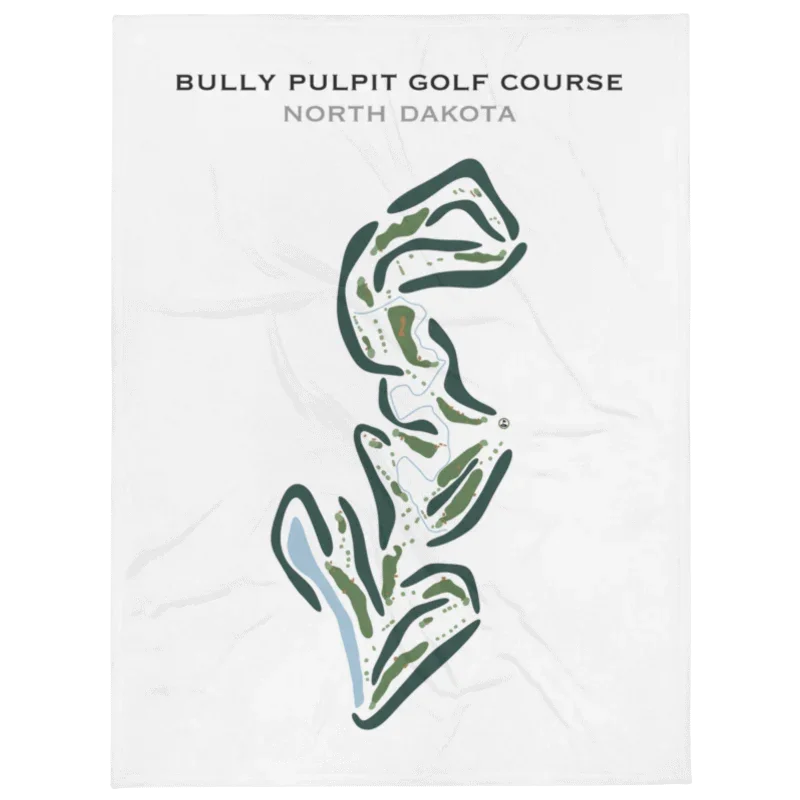 Bully Pulpit Golf Course, North Dakota - Printed Golf Course