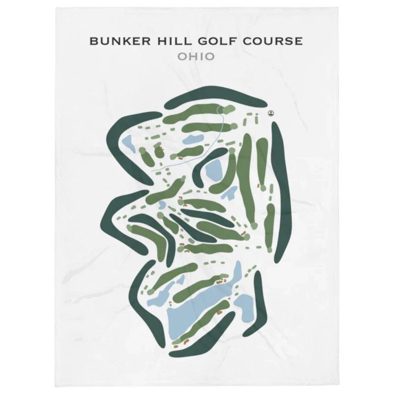 Bunker Hill Golf Course, Ohio - Printed Golf Courses