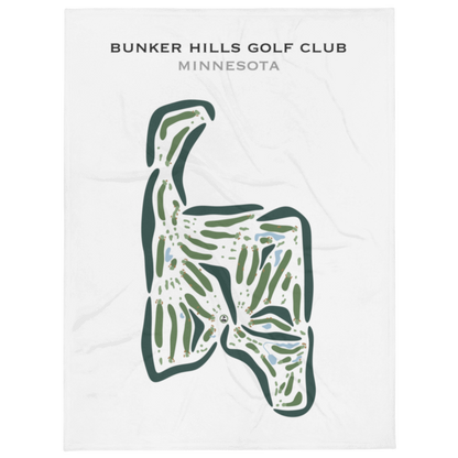Bunker Hills Golf Club, Minnesota - Printed Golf Courses