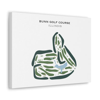 Bunn Golf Course, Illinois - Printed Golf Courses