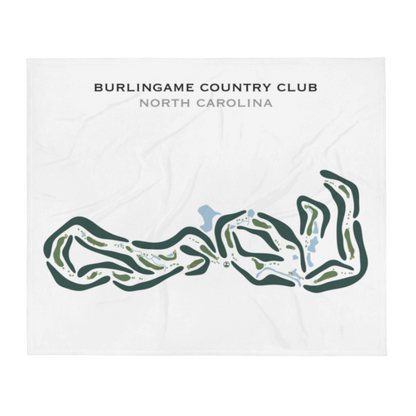 Burlingame Country Club, North Carolina - Printed Golf Courses