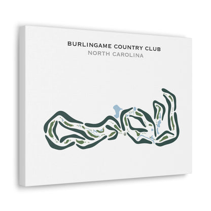 Burlingame Country Club, North Carolina - Printed Golf Courses