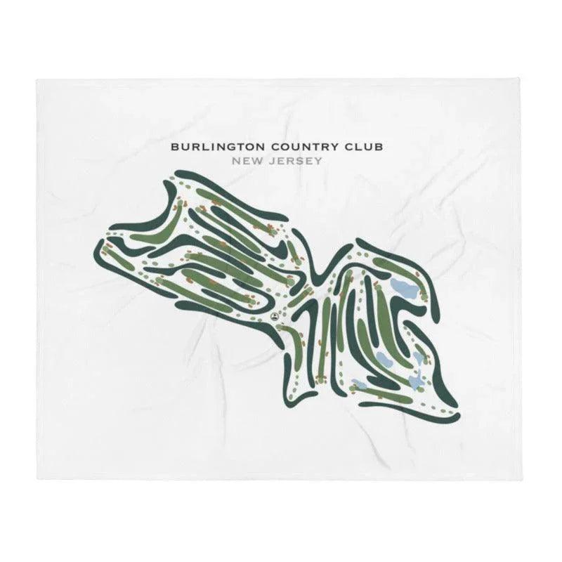 Burlington Country Club, New Jersey - Printed Golf Courses